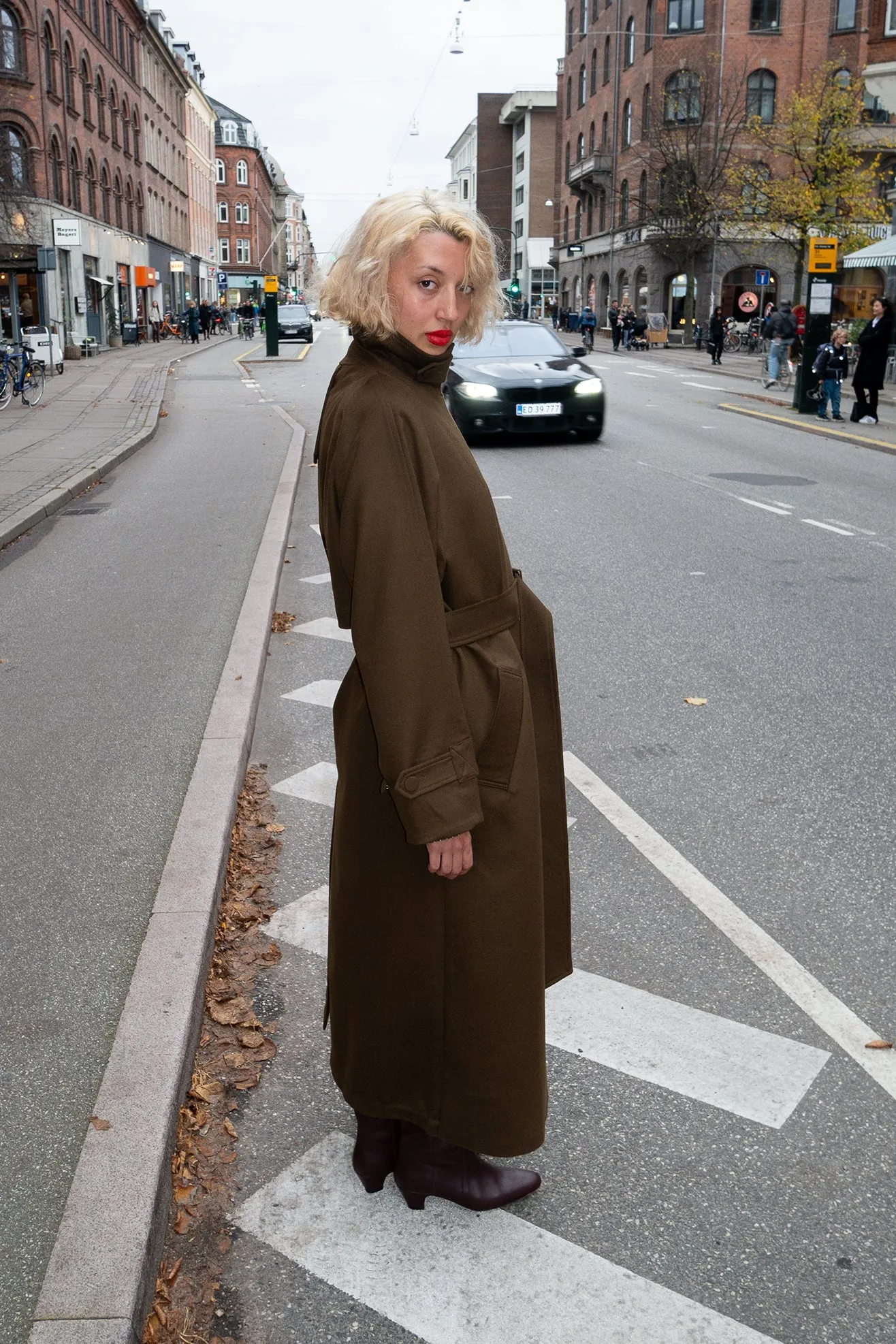 MR. LARKIN, Jane Coat, Olive Drab