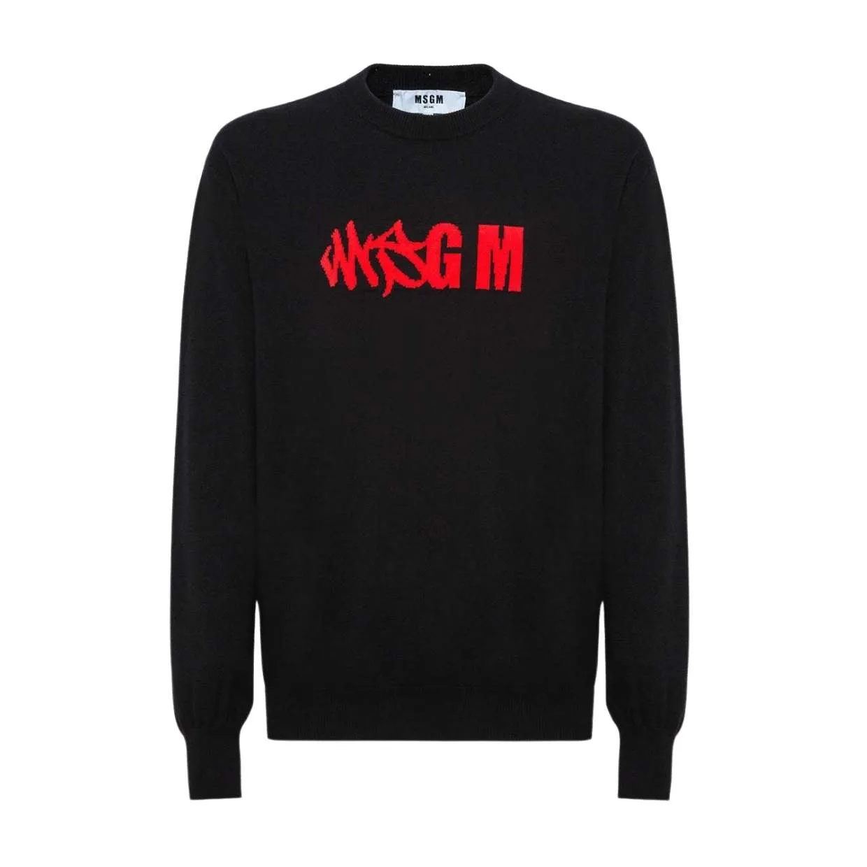 MSGM Black Logo Sweater