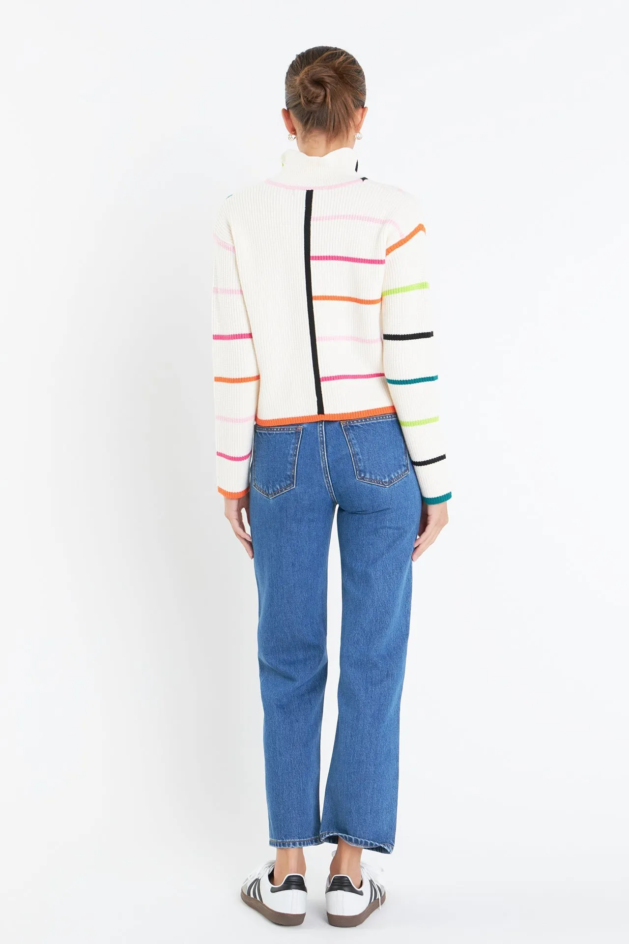 Multi Colored Stripe Sweater