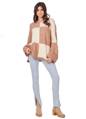 Oaklyn Sweater in Tan by Mud Pie