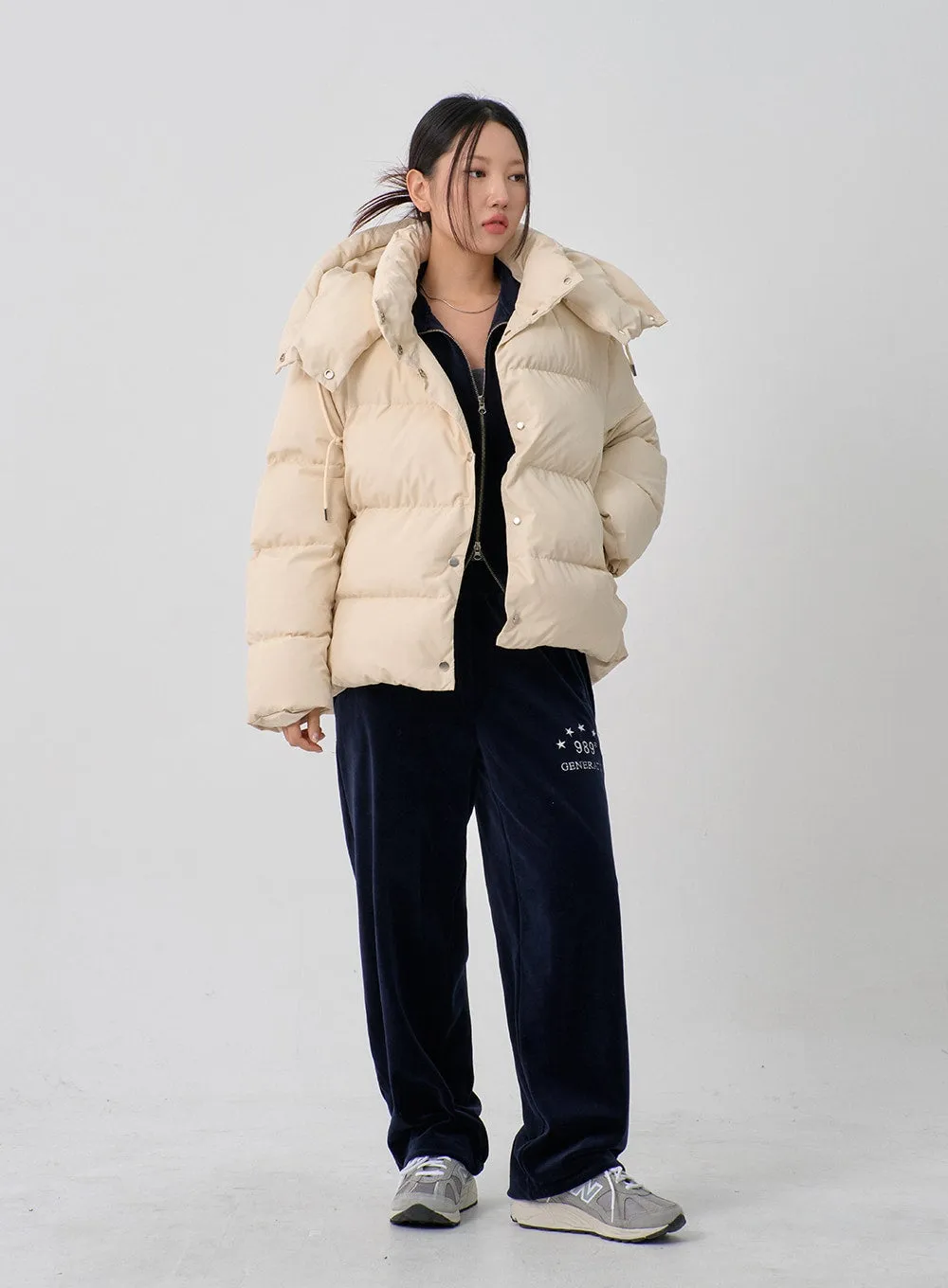 Oversize Hooded Puffer Jacket CN10