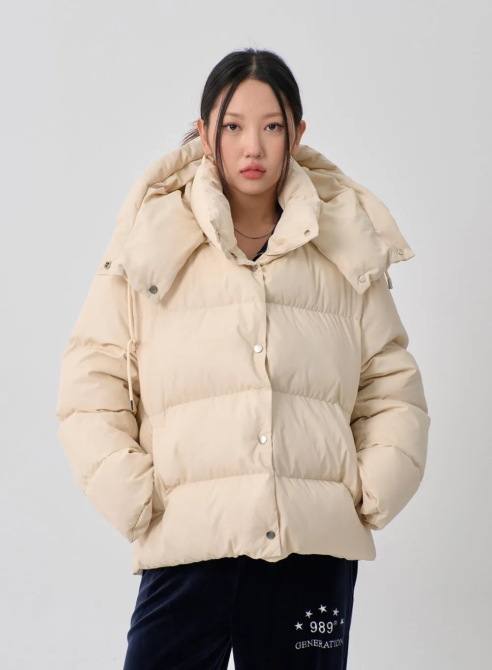 Oversize Hooded Puffer Jacket CN10