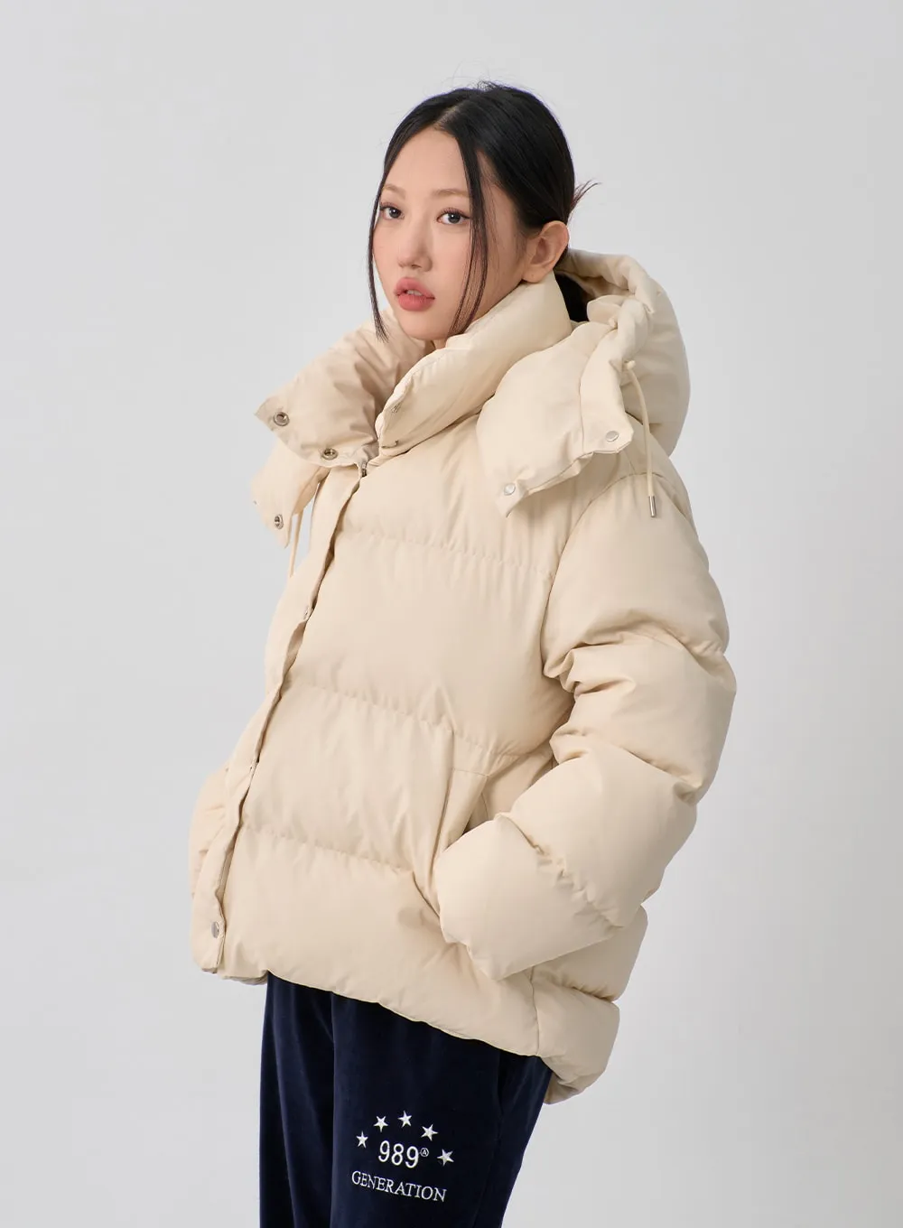 Oversize Hooded Puffer Jacket CN10