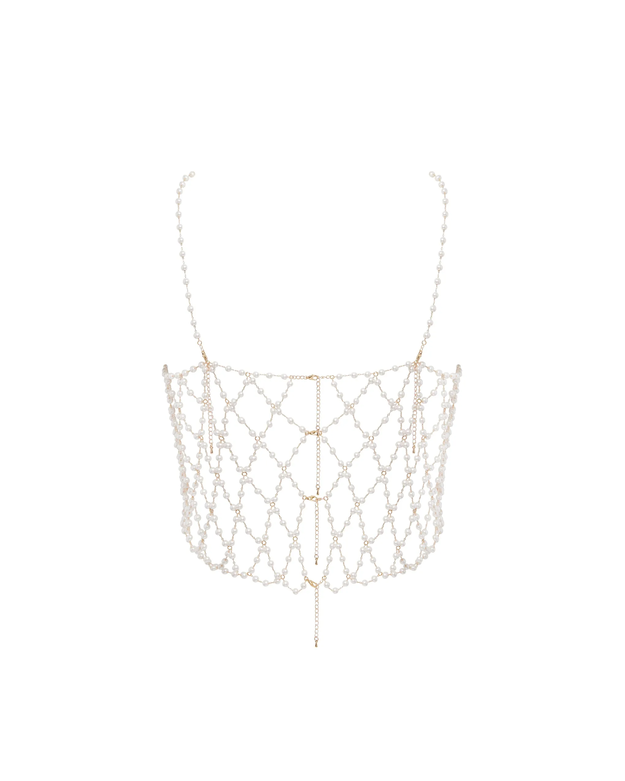 Pearl Crop Cami Pearl/Gold