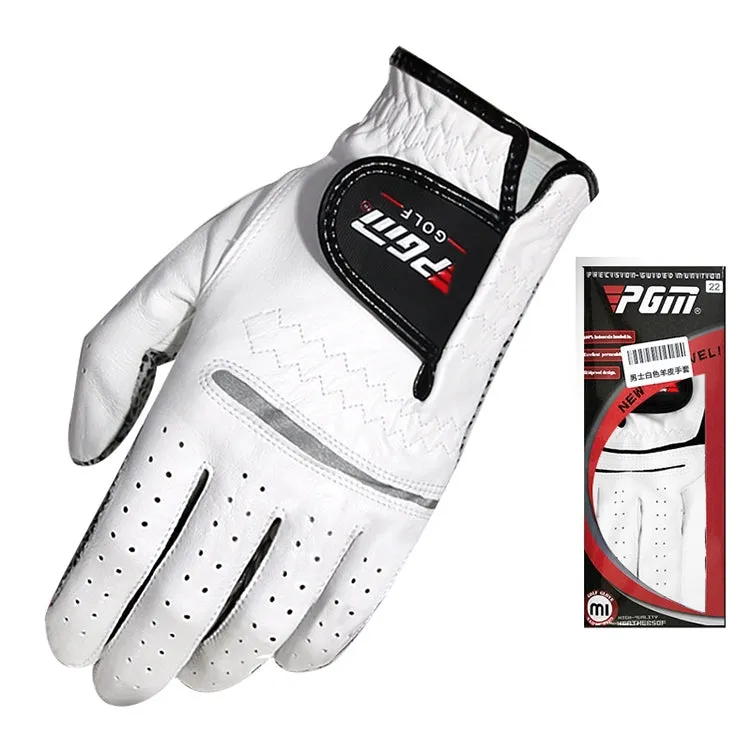 PGM Golf Sheepskin Anti-Slip Single Gloves for Men(Size: 23-Left Hand)