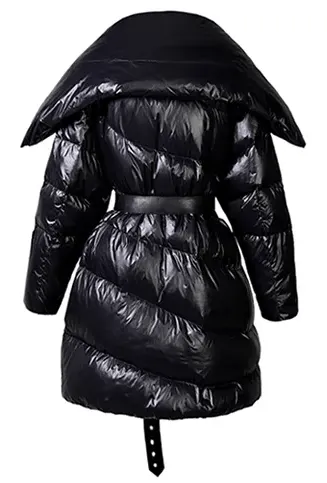 Pre Order:  Down Puffer Belted Jacket