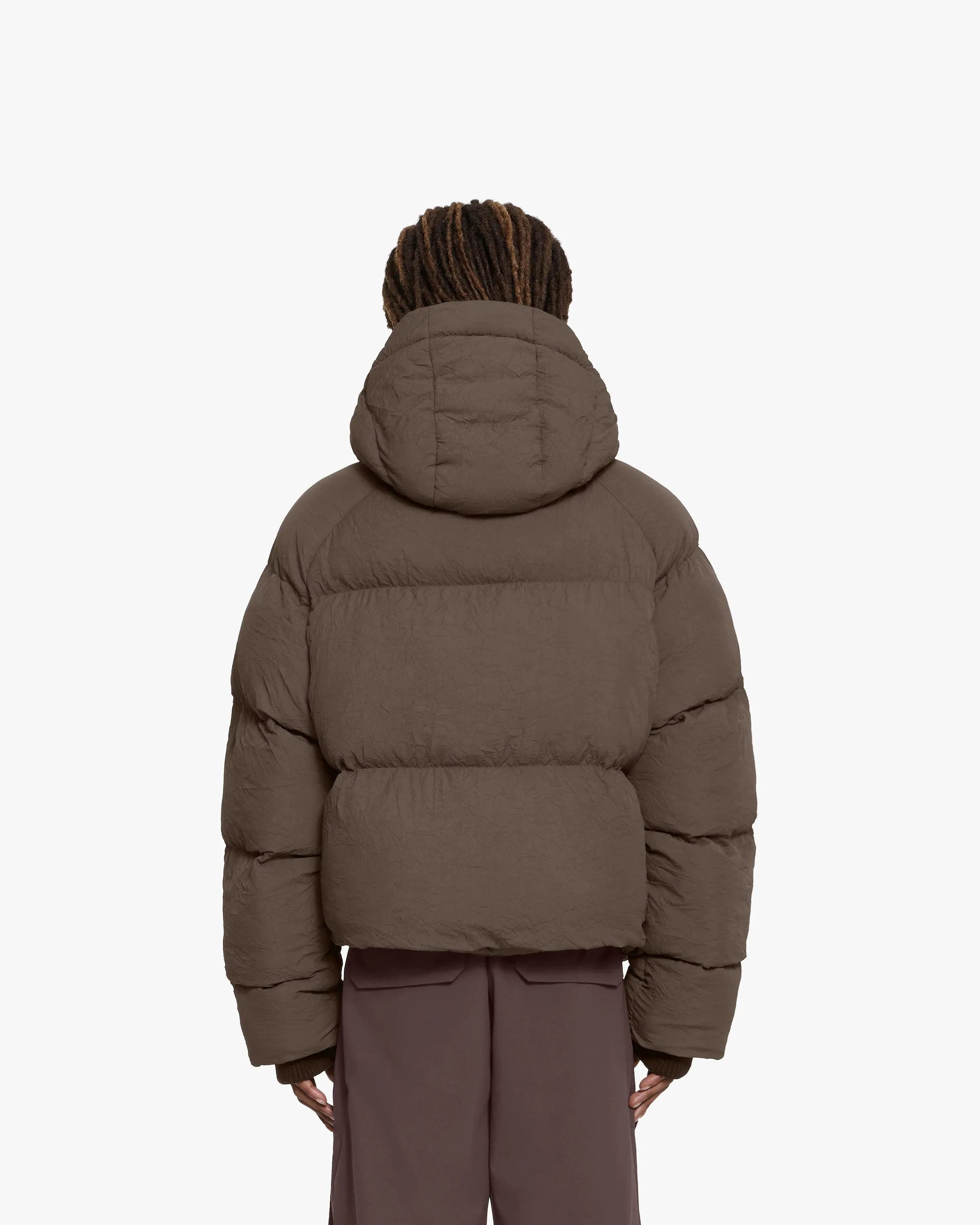 PUFFER JACKET BROWN