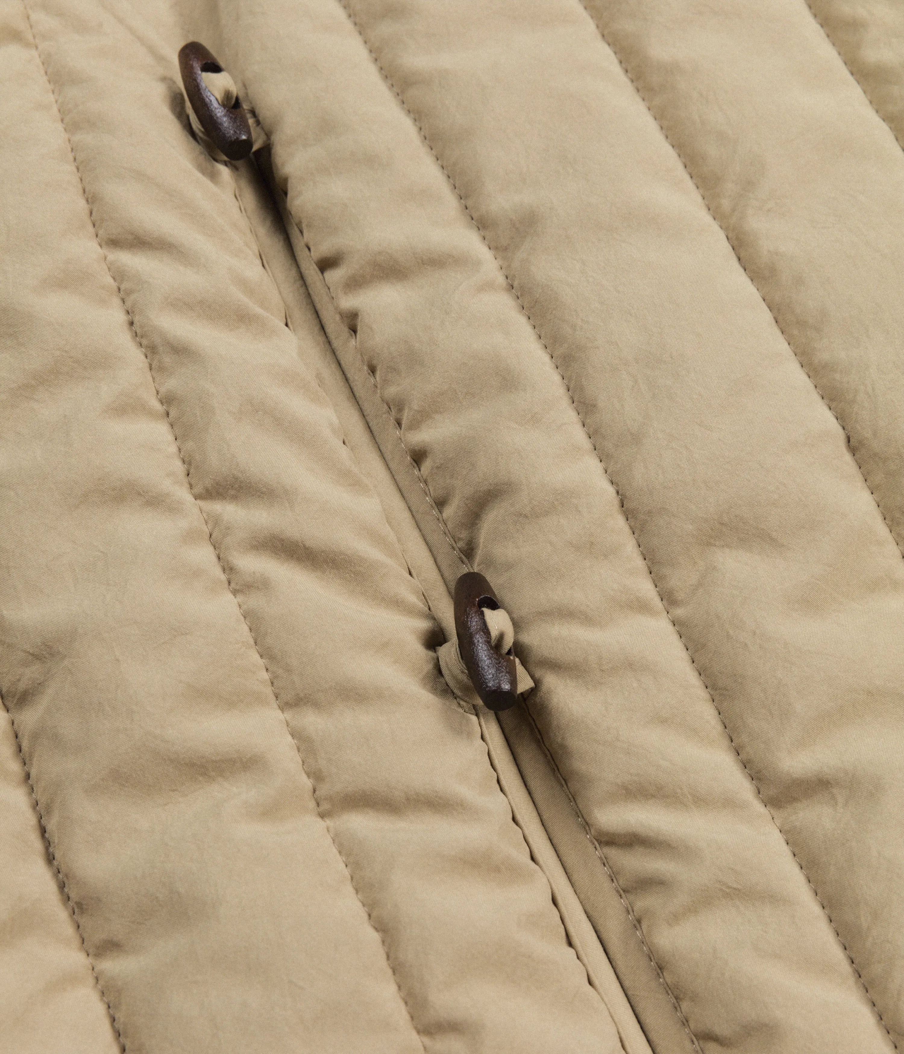 Quilt Gilet, Beige