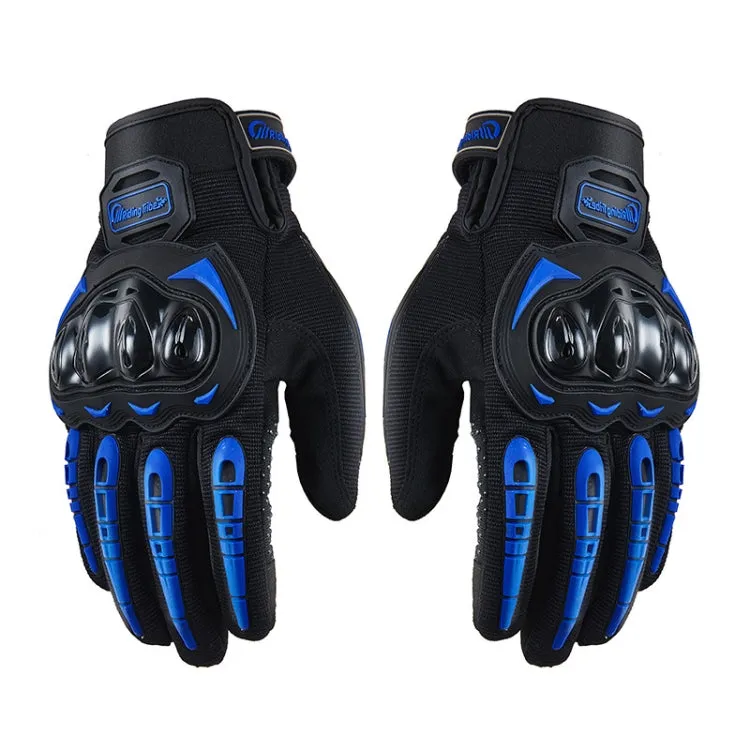 Riding Tribe MCS-17 Motorcycle Gloves Touch Screen Outdoor Riding Gloves, Size: XL(Blue)