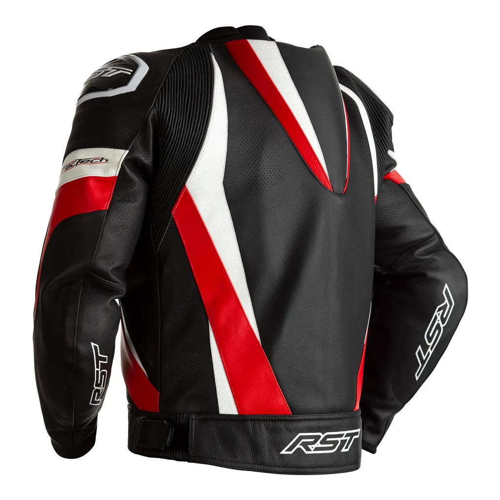 RST 2357 Tractech Evo 4 CE Leather Jacket - Black / Red