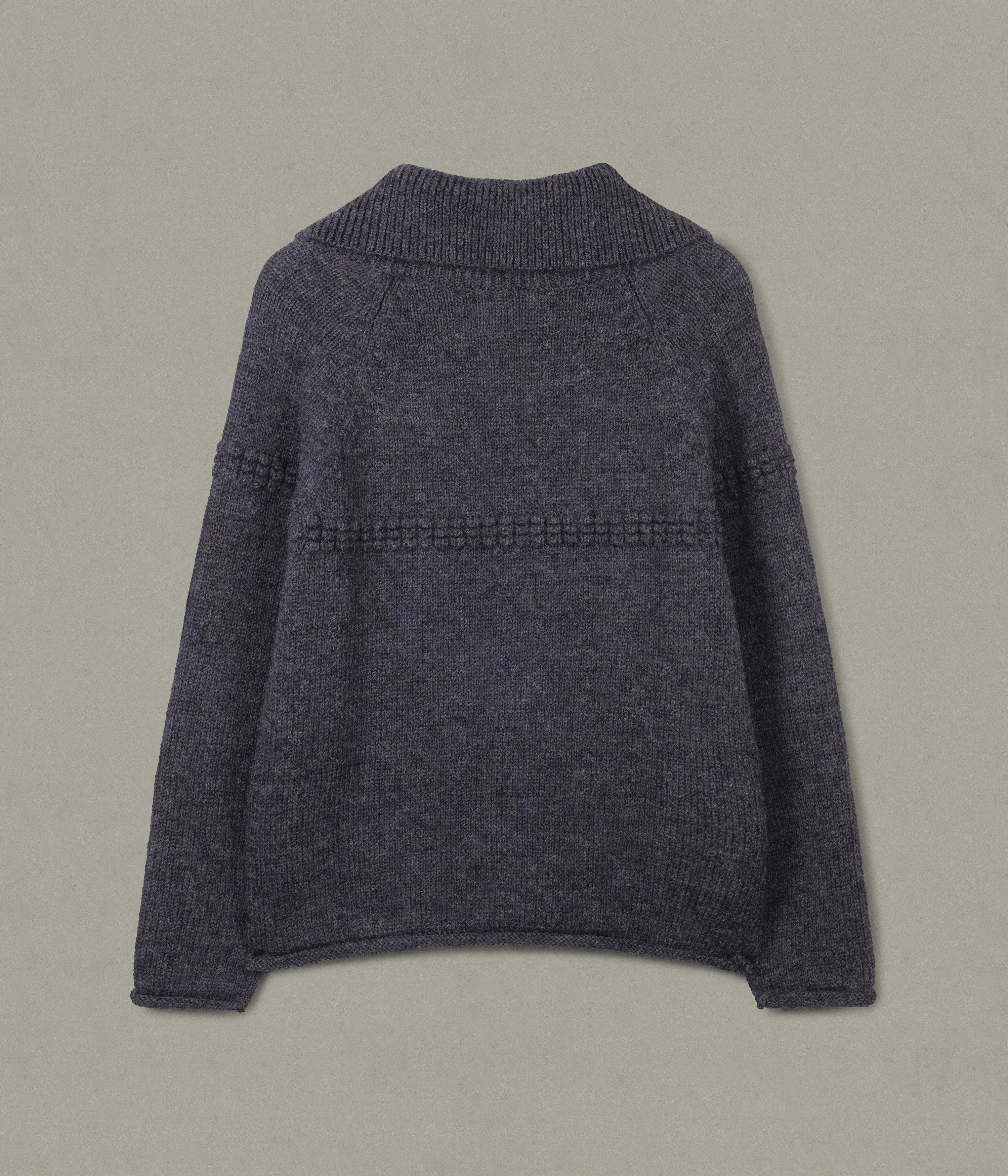 Sailor's Neck Sweater, Charcoal