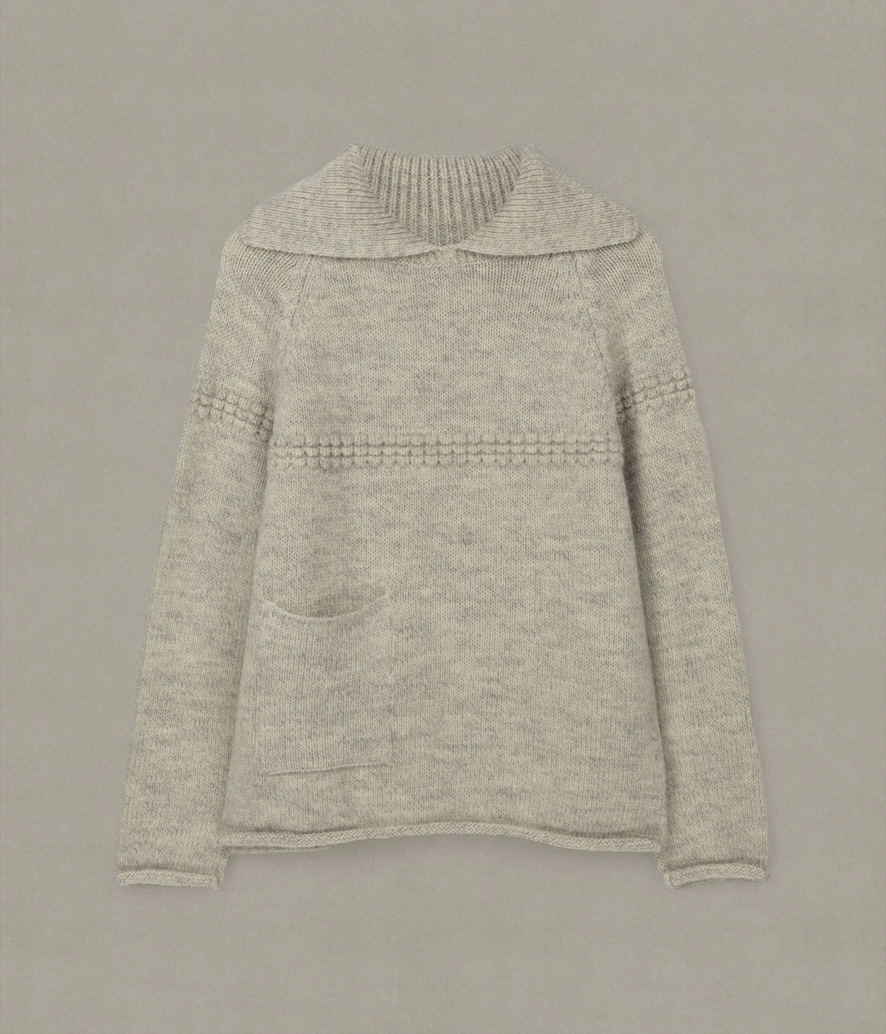 Sailor's Neck Sweater, Morning Mist