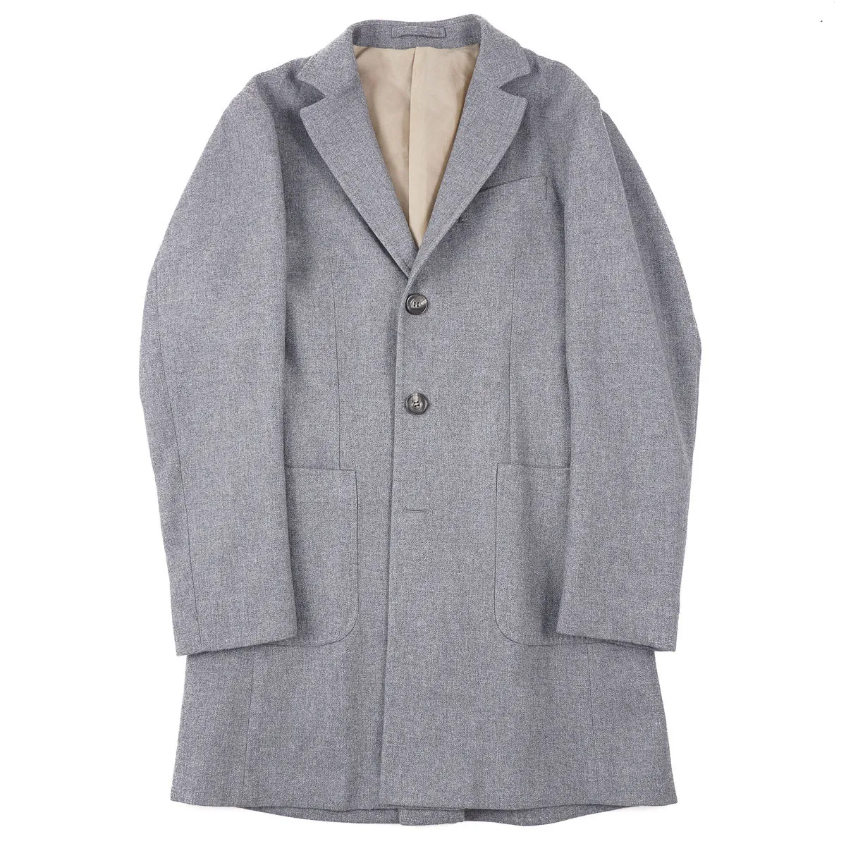 Sartorio Techno Flannel Cashmere Overcoat