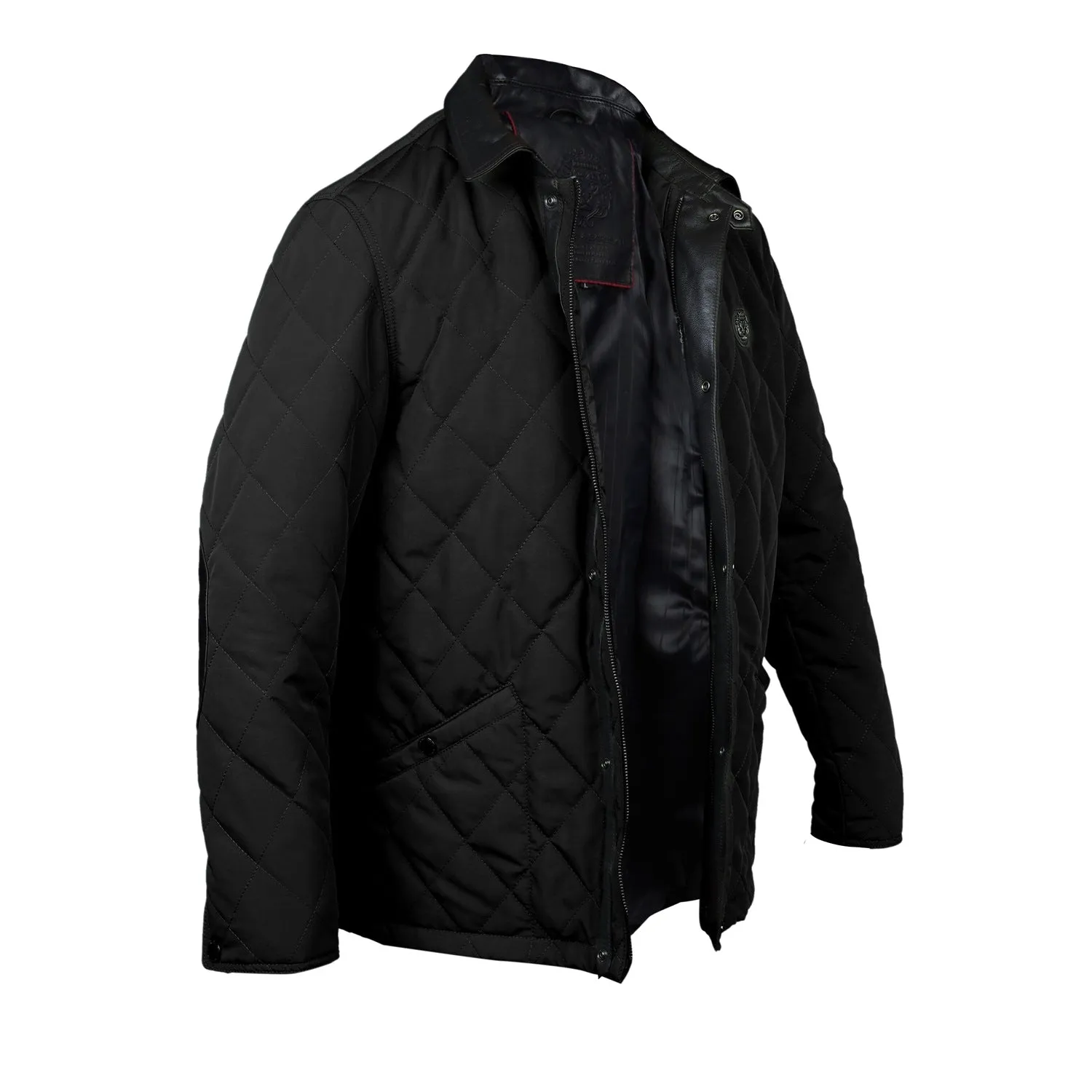 Short standing Collar Black Puffer jacket