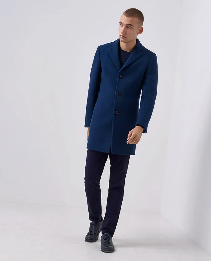 Slim Fit Wool-Rich Overcoat