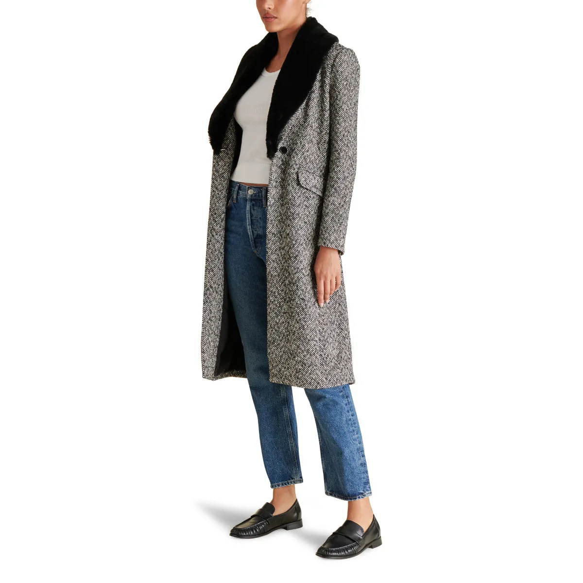 Steve Madden Dienne Tweed Coat