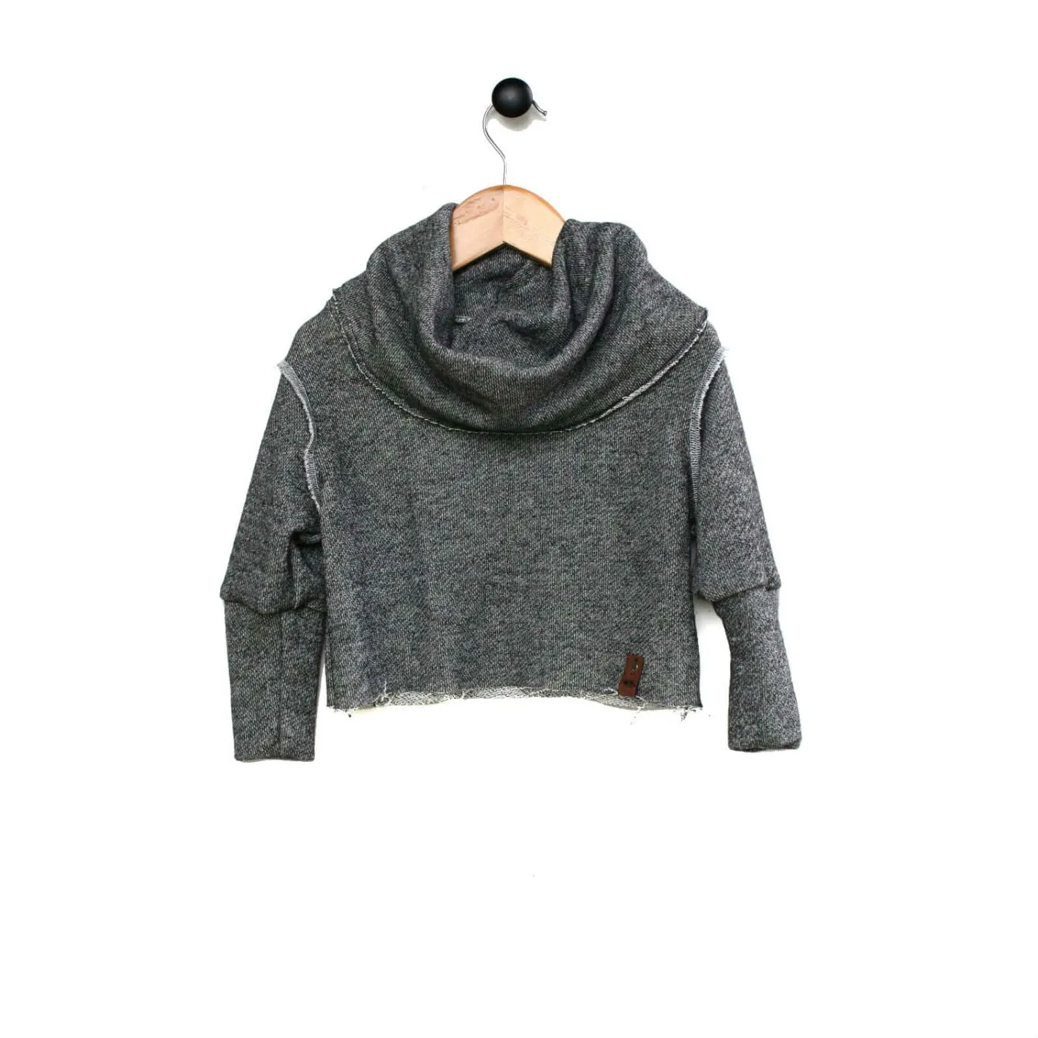 Sweater Knit French Terry | Cotton - Heather Charcoal