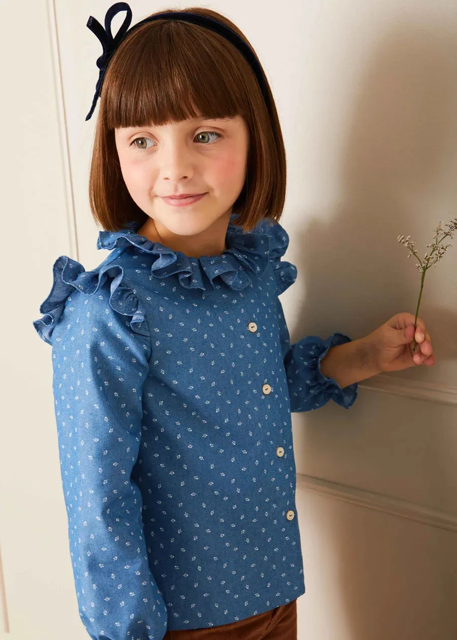 The Mabel Floral Blouse Girl Look