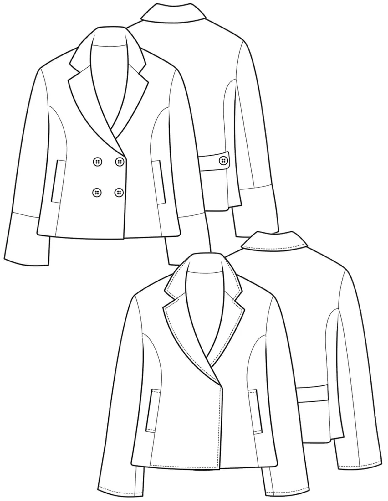 The Maker's Atelier 45, The Peat Coat PDF Pattern, with or without printing