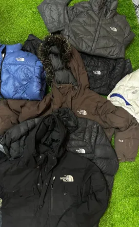 The north face puffer jacket 8 pieces