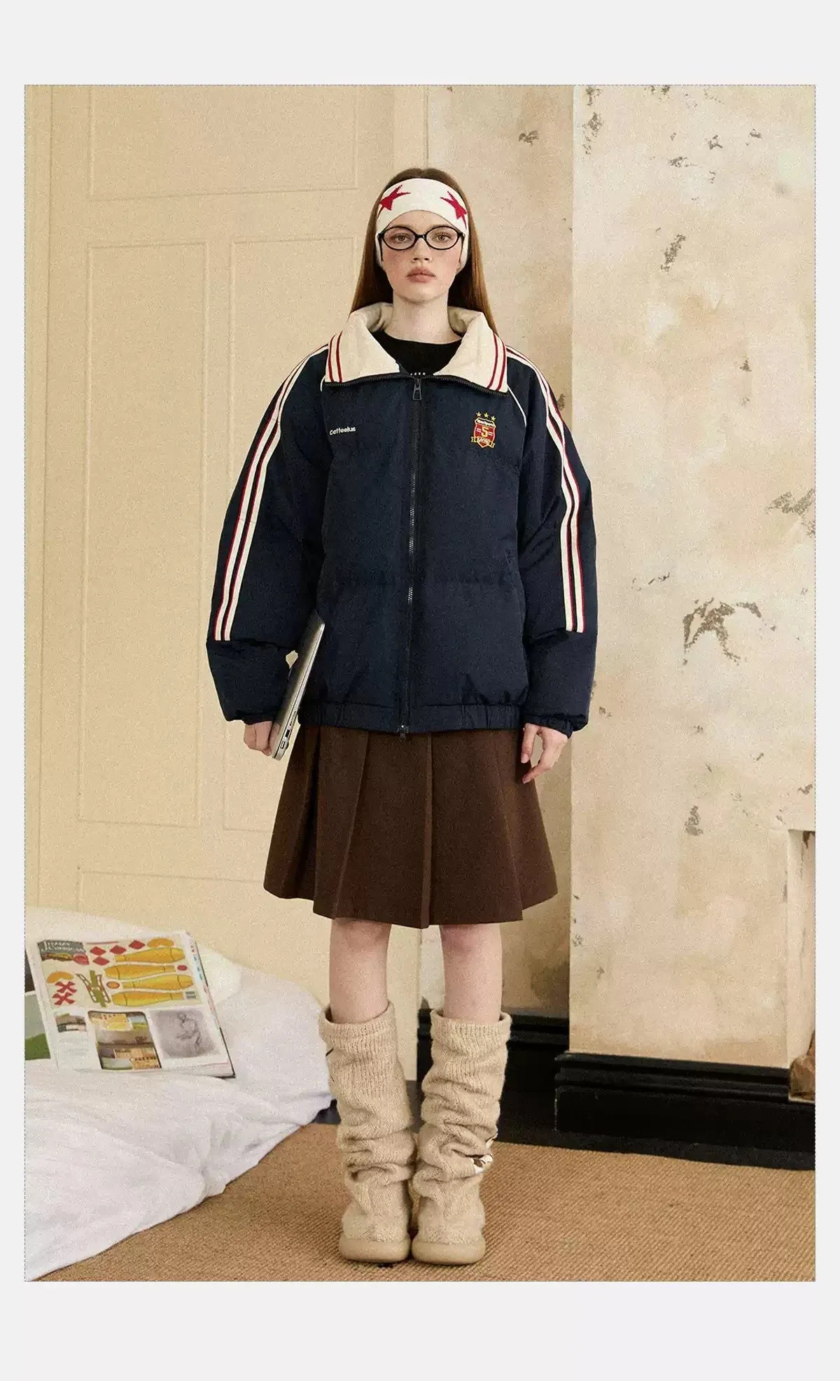 Tom School Style Puffer Jacket