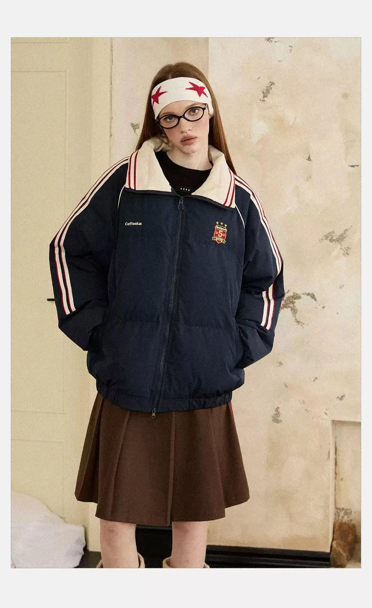 Tom School Style Puffer Jacket