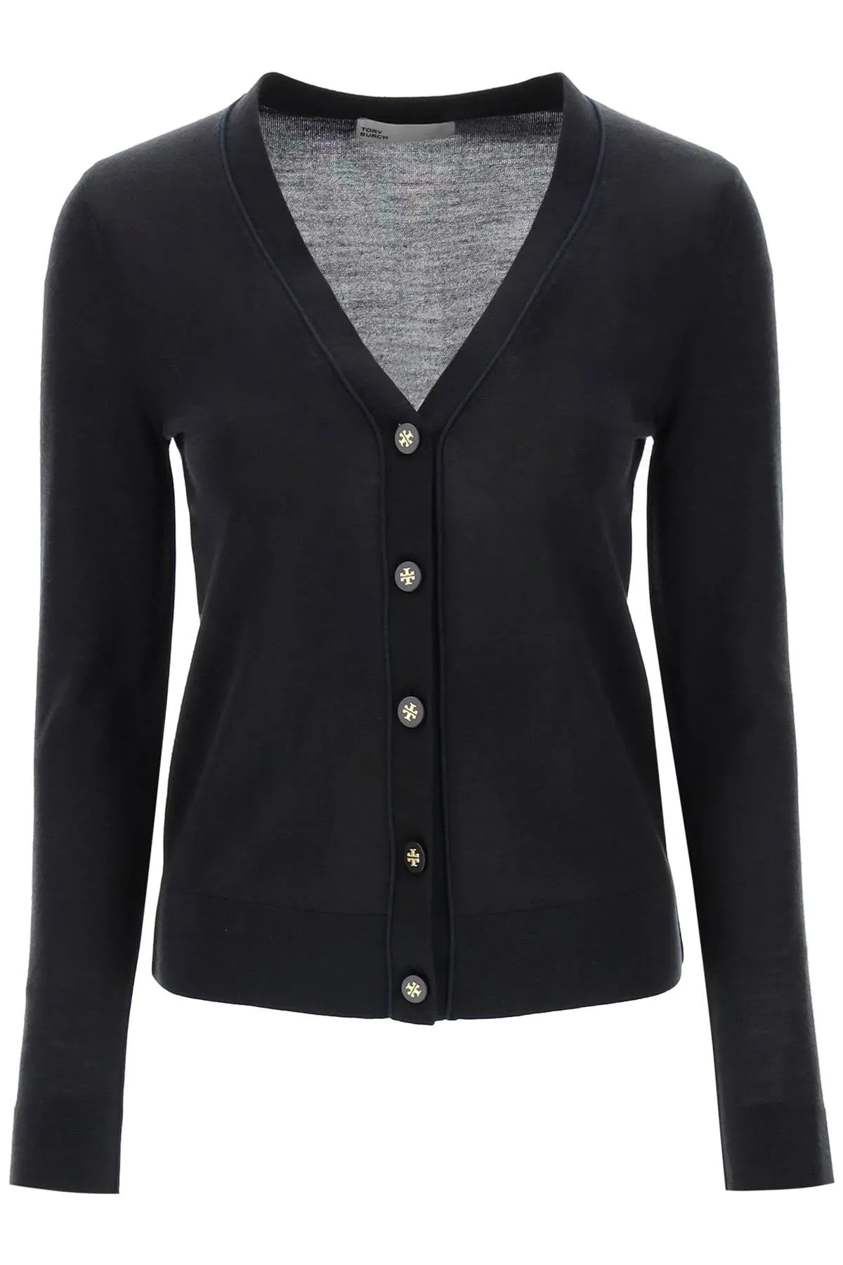 Tory Burch 'simone' Wool And Silk Cardigan