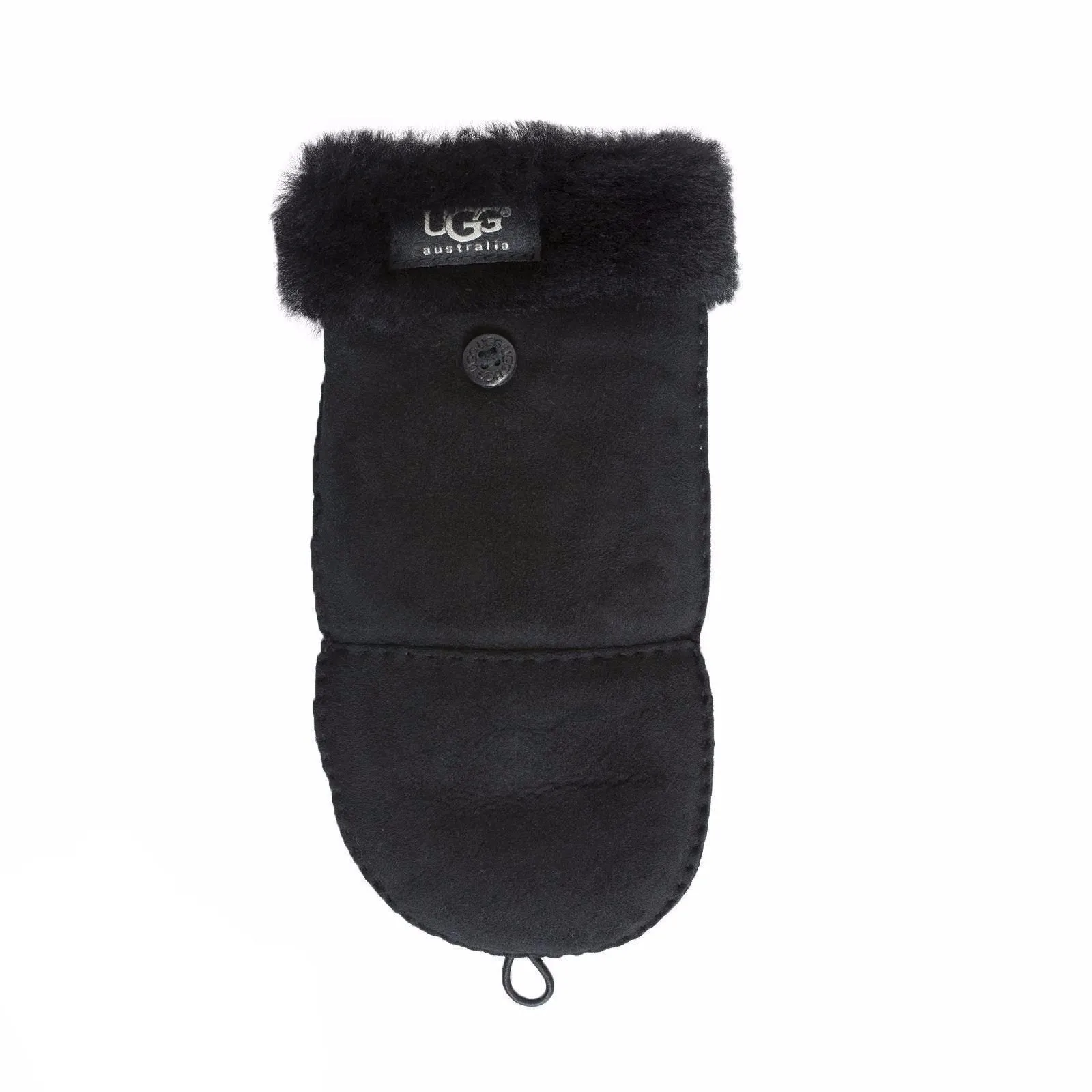 UGG Shearling Flip Mittens Black