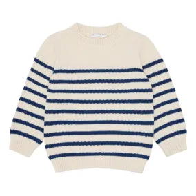 Unisex Breton Stripe Knit Sweater