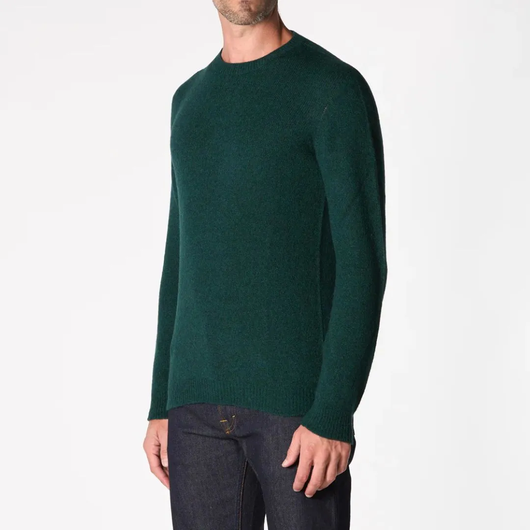 Verde Merino Camel Knit Crewneck Sweater