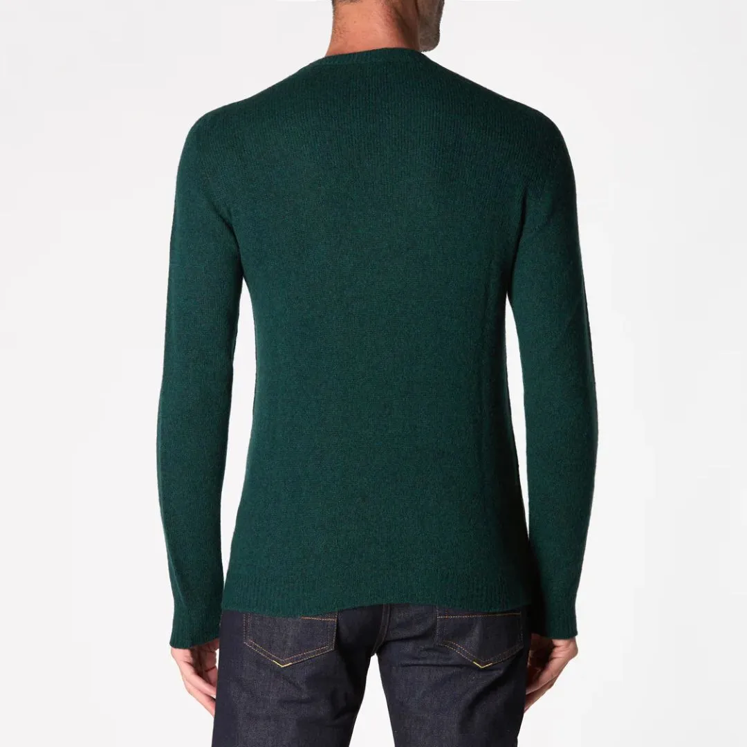 Verde Merino Camel Knit Crewneck Sweater