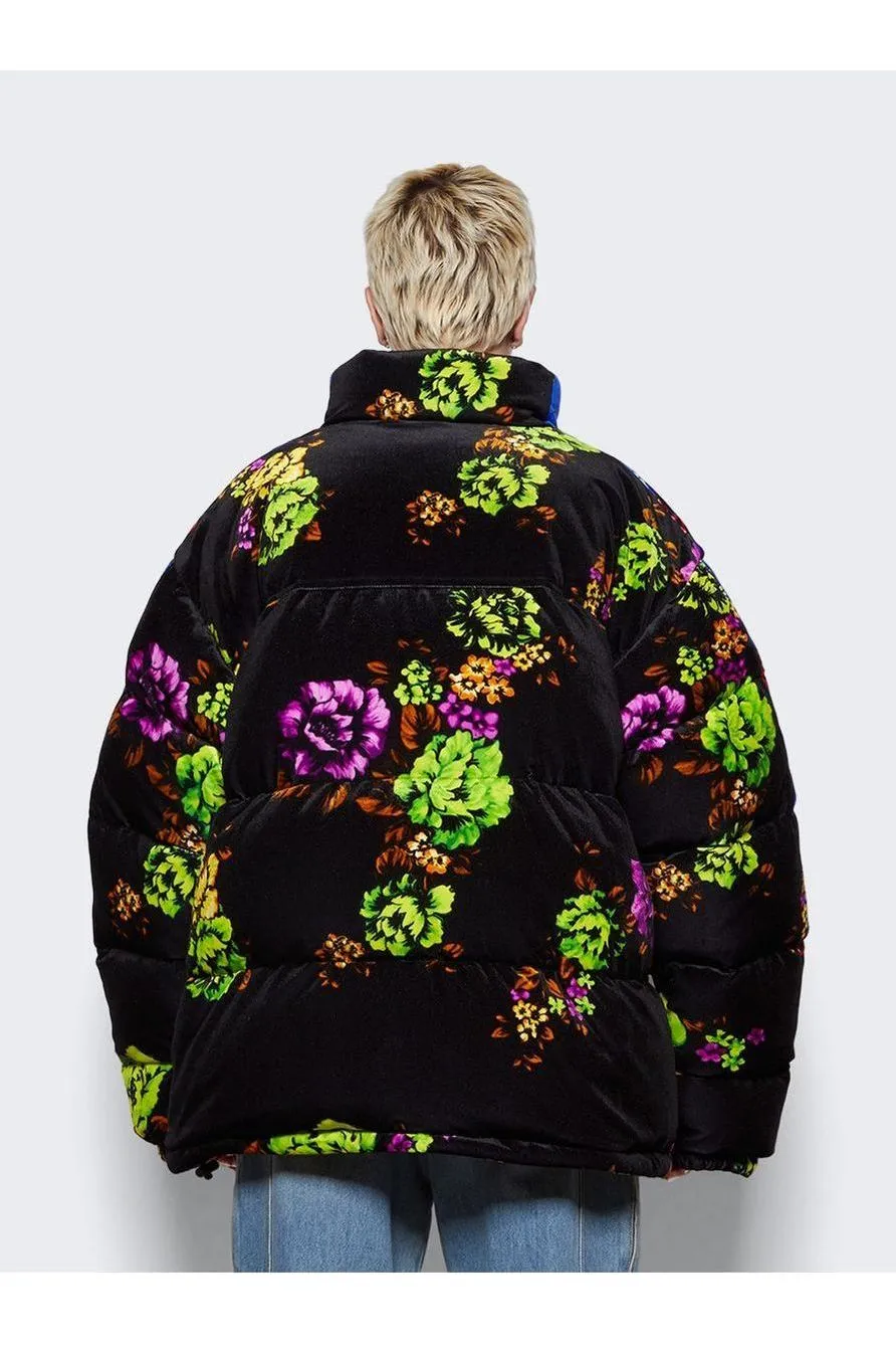 VETEMENTS | Velvet Puffer Jacket - Multicolor