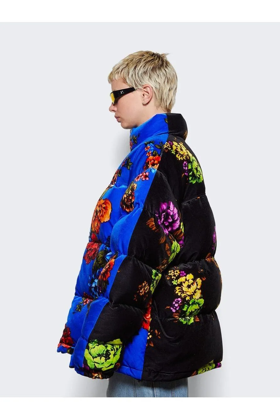 VETEMENTS | Velvet Puffer Jacket - Multicolor