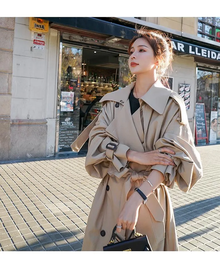 Women Loose Long Fall Coats