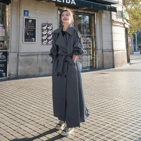 Women Loose Long Fall Coats