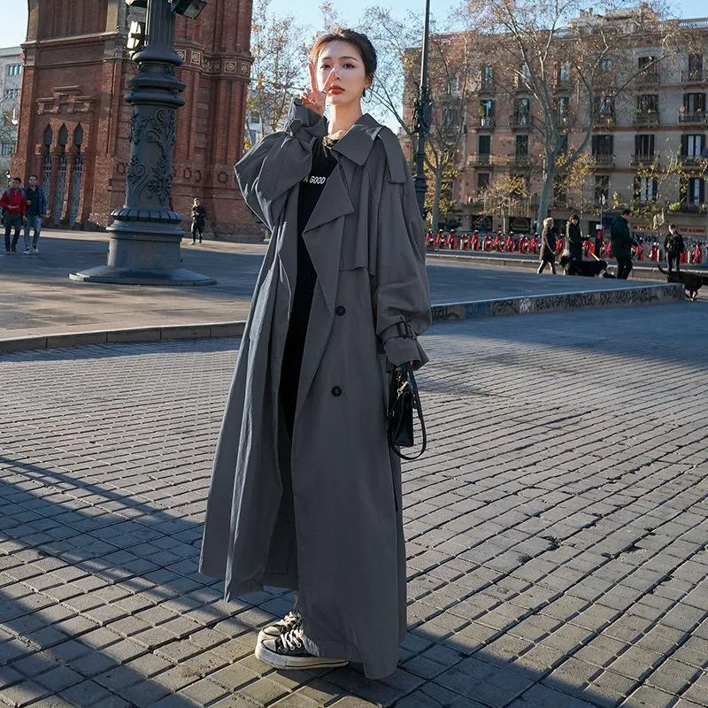 Women Loose Long Fall Coats