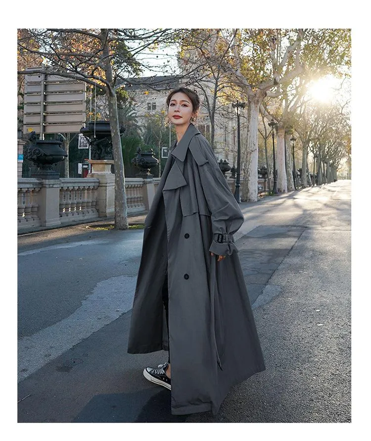 Women Loose Long Fall Coats