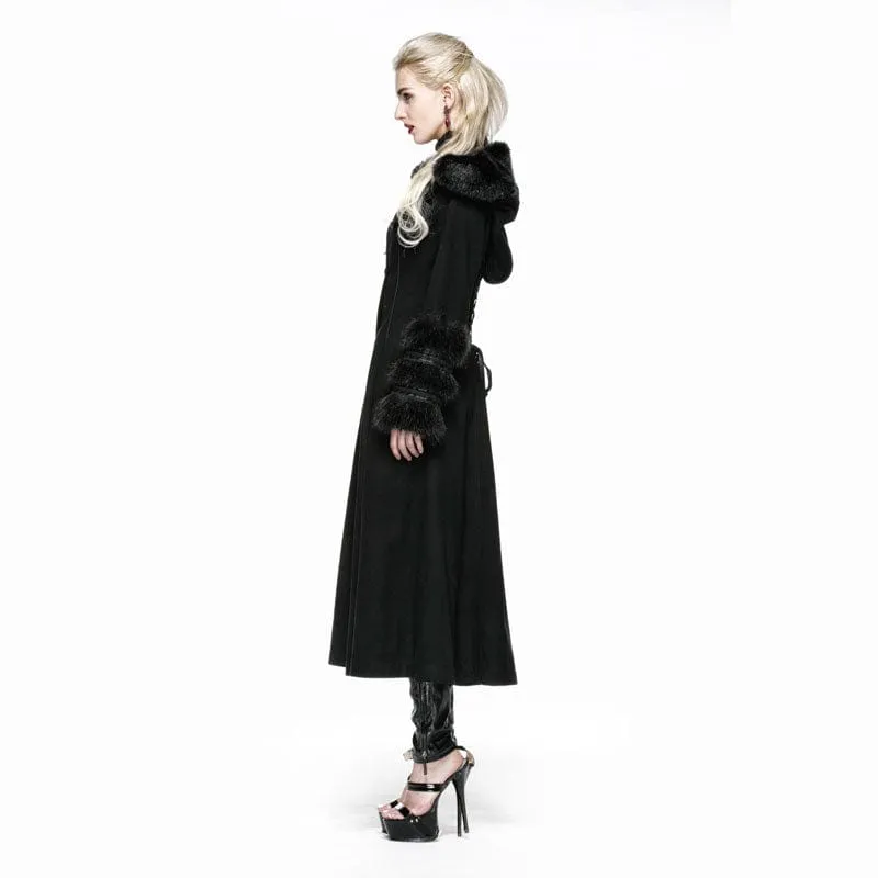 Women's Gothic Women's Hooded Overcoat