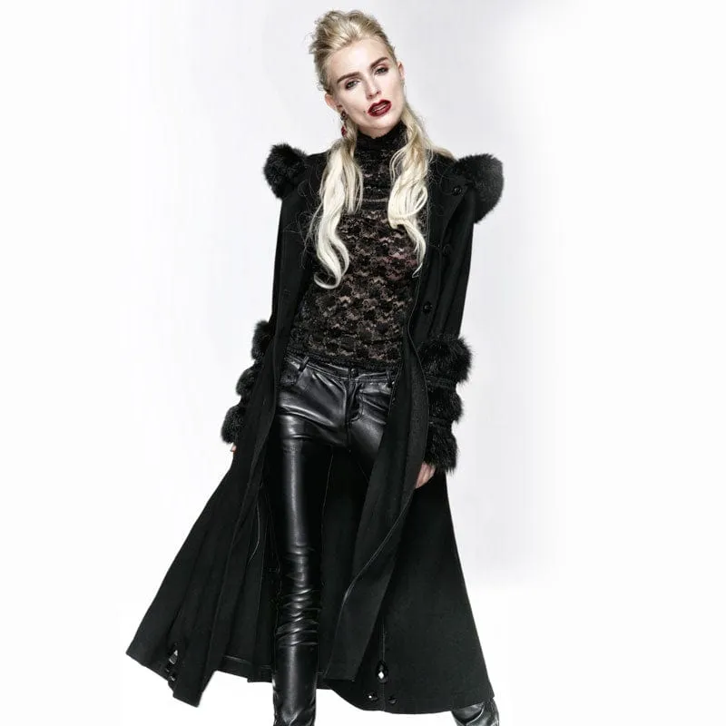 Women's Gothic Women's Hooded Overcoat