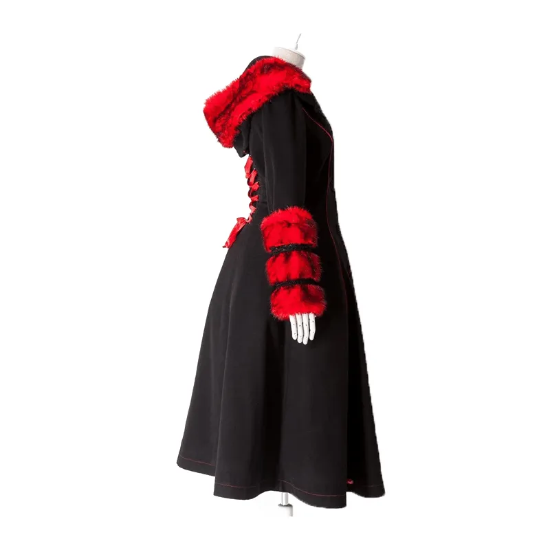 Women's Gothic Women's Hooded Overcoat