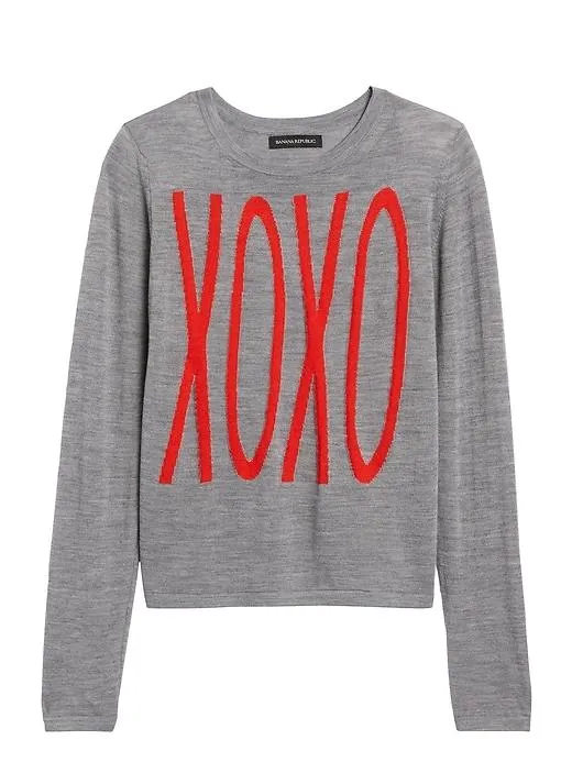 Xoxo Sweater in Gray