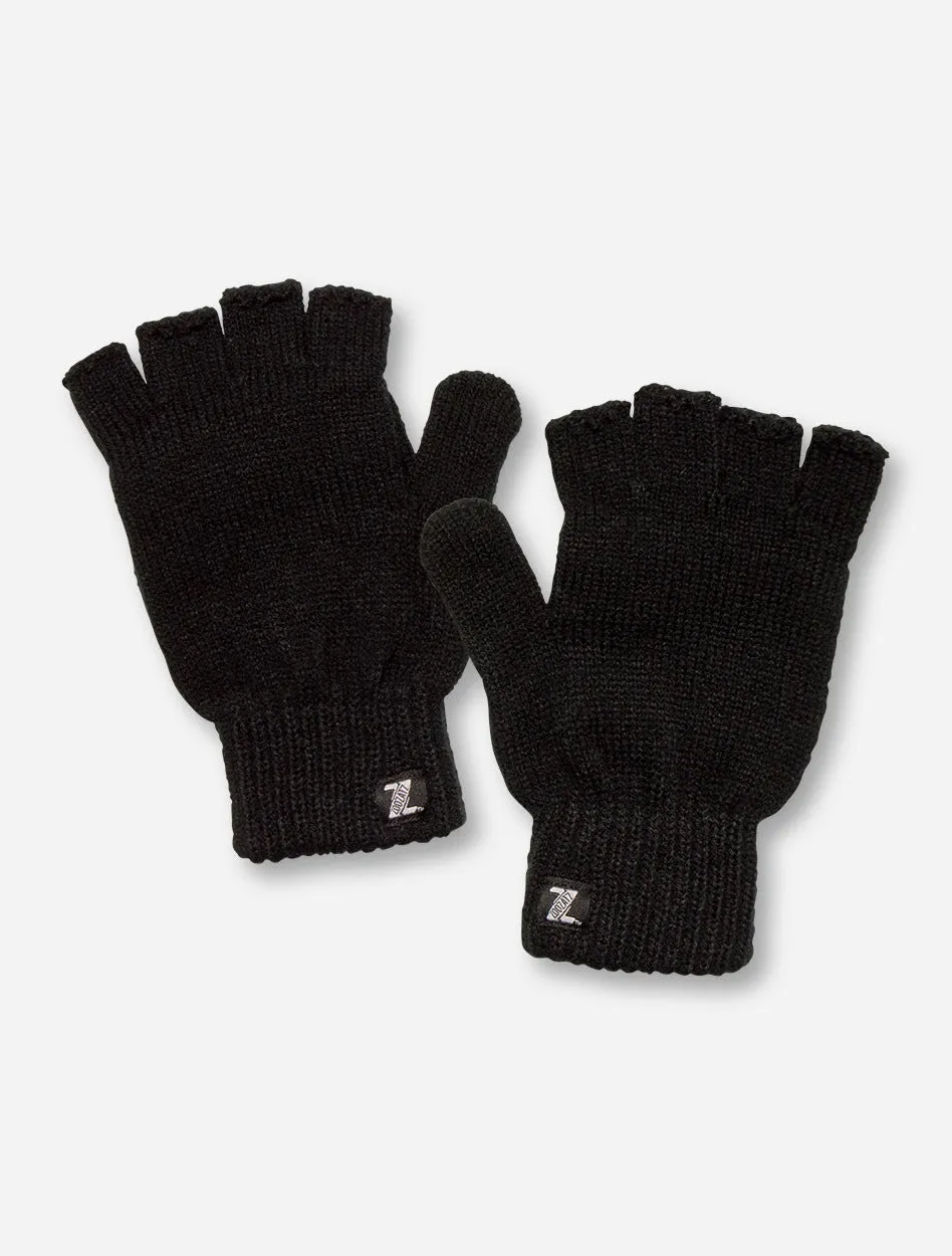 ZooZatz Texas Tech Double T on Black Fingerless Flip Mittens